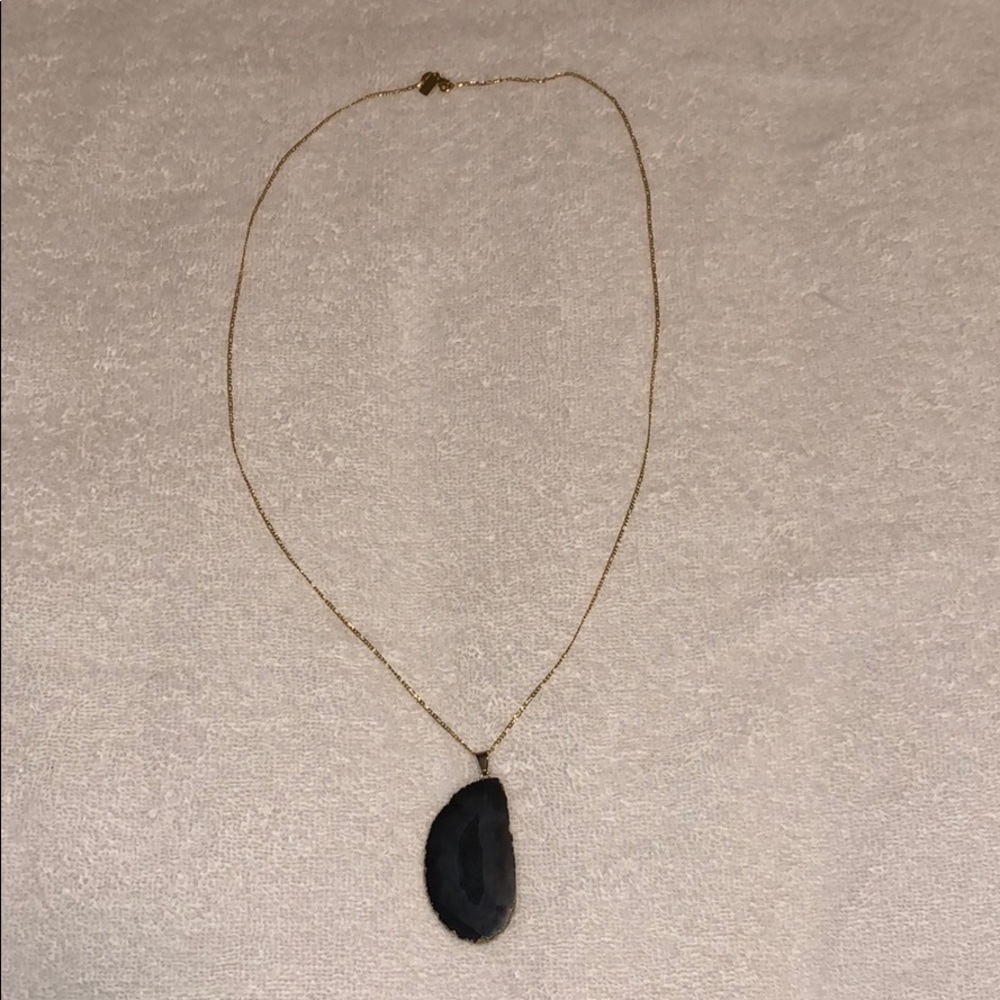 Alexandra Beth Agate Geode Necklace
